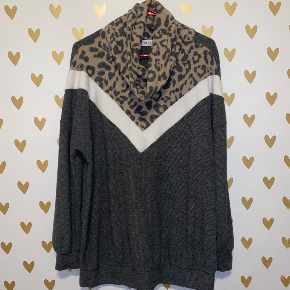 First Love sweater tunic